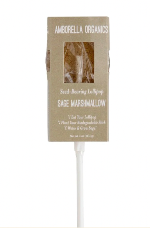 Amborella Organics - Plantable Seed Lollipops - Zero Waste Flower & Herb Candy