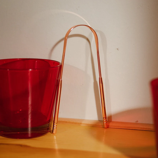 Bamboo Switch - Stainless Steel Tongue Scraper