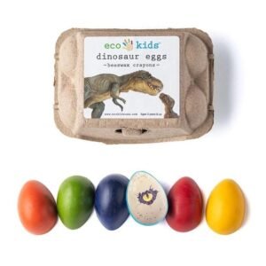 Beeswax Dinosaur Egg Crayons