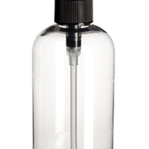 8 oz Clear Glass Pump Bottle