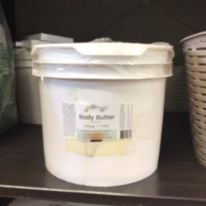 Orange & Vanilla Body Butter - Bulk Refill per KG - Package