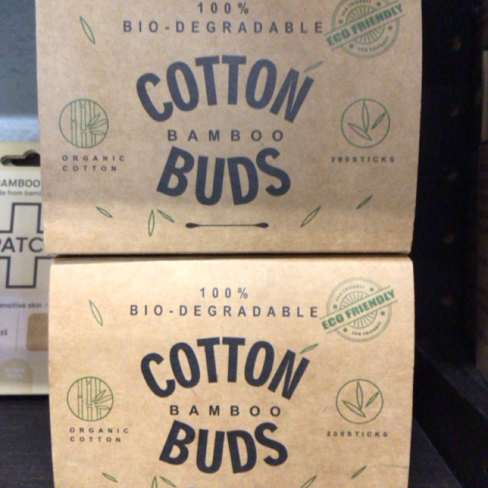 Bamboo Cotton Ear Buds - 200 count