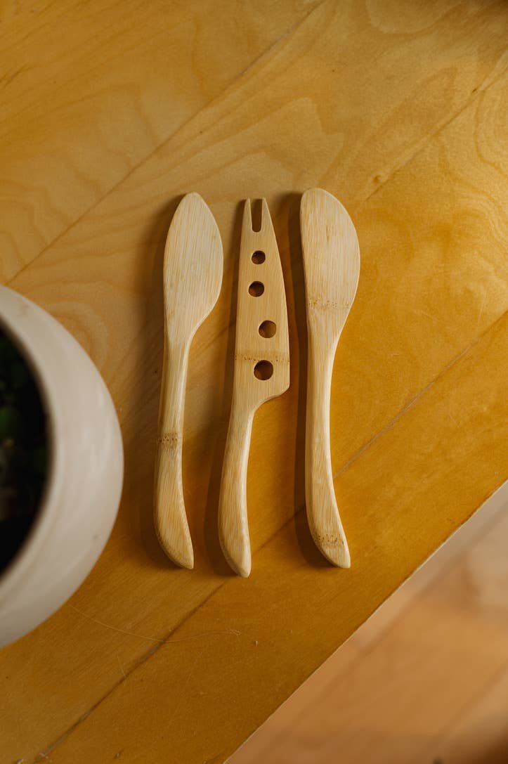 Bamboo Cheese Knife Set