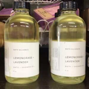 Bath Alliance - Lemongrass + Lavender Bath + Shower Oil: 8 oz