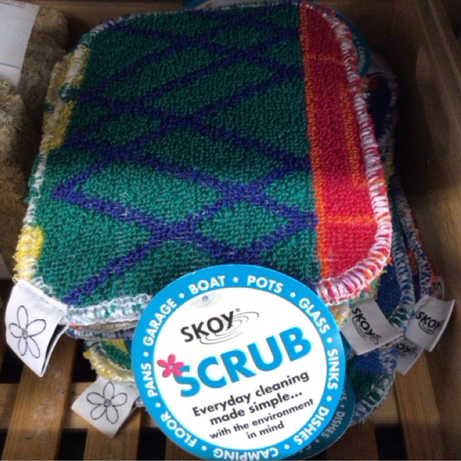 Skoy - Non-Scratching, Reusable Scrub for Kitchen and Household Use - 1 Piece