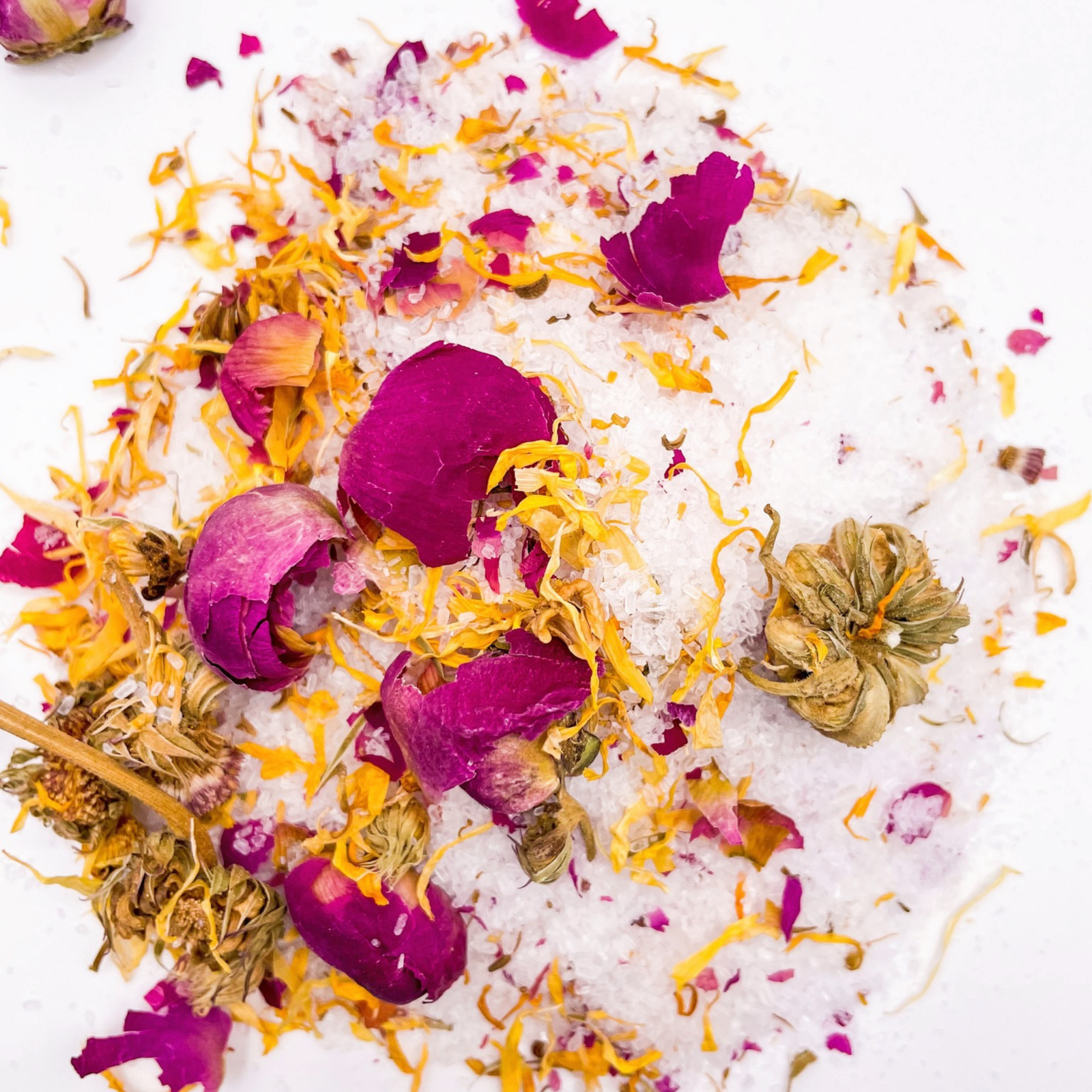 Bulk Refill per oz: Bath Alliance - Private Label Calendula + Peony Bath Salt (Bulk/Lb): 3 lb